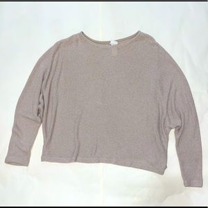 Cream long sleeve Size M